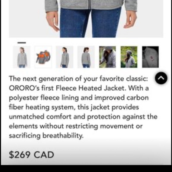 HEATED jacket NEW Ororo - Picture 3 of 10